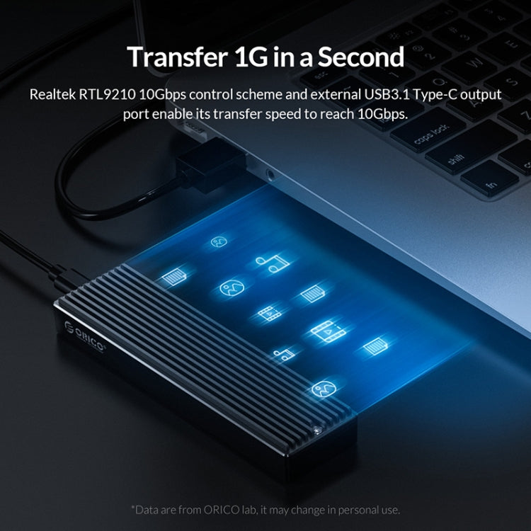 Caixa para SSD M.2 NVMe ORICO M2PV-C3, ORICO M2PV-C3