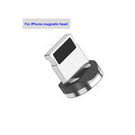 Cabo de Carregamento Magnético USB para 8 Pinos com Ventosa Colorida para Telemóvel, Comprimento: 1m, 1m