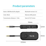 CSR8670 Bluetooth 5.0 áudio sem fios receptor e transmissor dois em um AptX AptxLL Suporta um para dois, TX18