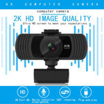 Webcam Richwell PC-06 Mini com rotação de 360 graus, 4.0 MP HD com foco automático e microfone com redução de ruído