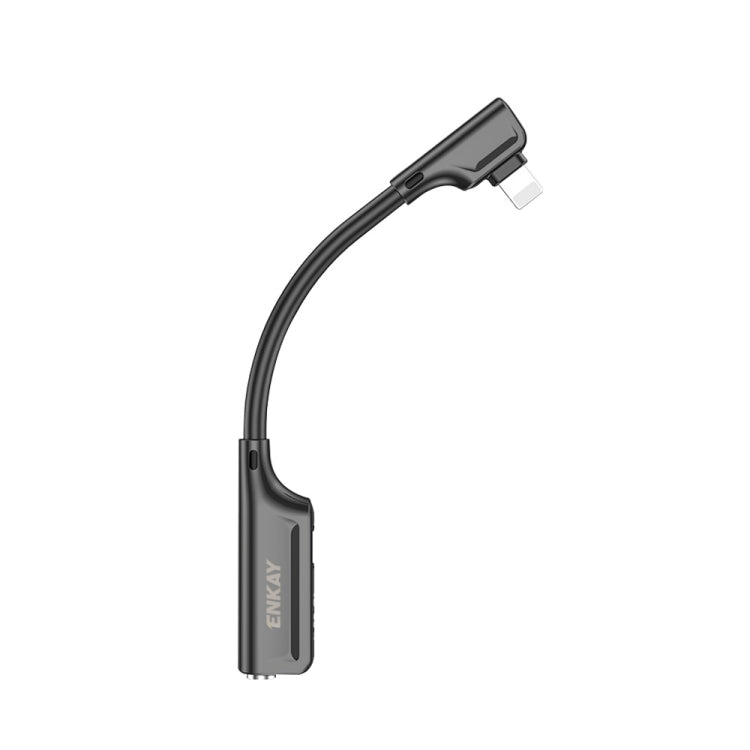 ENKAY ENK-AT103 Adaptador Conversor de Liga de Zinco 8 Pinos para Áudio 3,5mm ＆ Interface de Carregamento 8 Pinos, Áudio 3,5mm ＆ Carregamento 8 Pinos