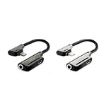 ENKAY ENK-AT103 Adaptador Conversor de Liga de Zinco 8 Pinos para Áudio 3,5mm ＆ Interface de Carregamento 8 Pinos, Áudio 3,5mm ＆ Carregamento 8 Pinos