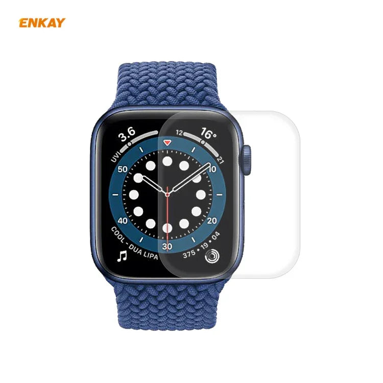 Para Apple Watch Series 6/5/4/SE 40mm Filme Protetor de Ecrã HD Curvo PET 3D de Dobragem a Quente ENKAY Hat-Prince, Para Apple Watch Series 6/5/4/SE 40mm