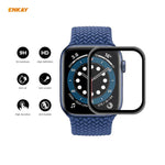 2 UNIDADES de Película de Ecrã em Vidro Temperado 3D com Borda em Liga de Alumínio à Prova de Explosão, Dureza de Superfície 9H 0,2mm ENKAY Hat-Prince, Para Apple Watch 6/5/4/SE 40mm