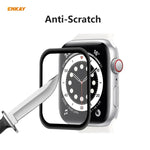 2 PCS For Apple Watch Series 6/5/4/SE 44mm ENKAY Hat-Prince 3D Full Screen PET Curved Hot Bending HD Screen Protector Film, For Apple Watch Series 6/5/4/SE 44mm