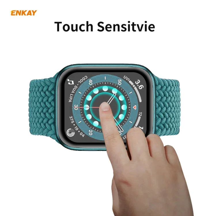 2 PCS ENKAY Hat-Prince 3D Full Screen Soft PC Edge + PMMA HD Screen Protector Film, For Apple Watch 6/5/4/SE 44mm, For Apple Watch 6/5/4/SE 40mm