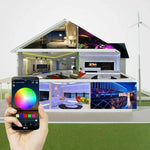 Kit de Energia para Fita de Luz LED RGB 5050 de 5M com WIFI para Casa Inteligente (Não impermeável)