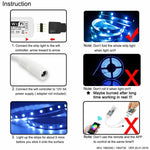 Kit de Energia para Fita de Luz LED RGB 5050 de 5M com WIFI para Casa Inteligente (Não impermeável)