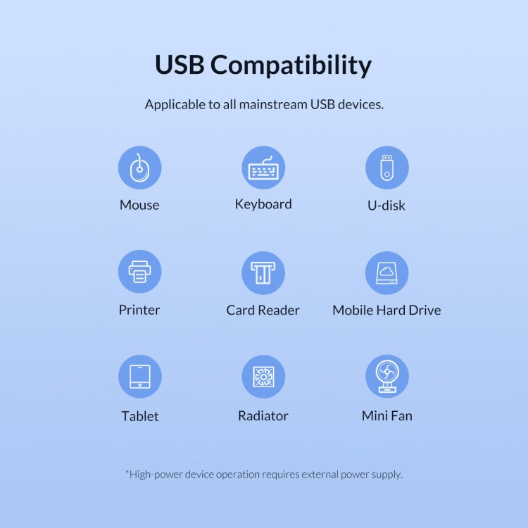 Hub USB 3.0 ORICO TWU3-7A-BK com 7 Portas, TWU3-7A