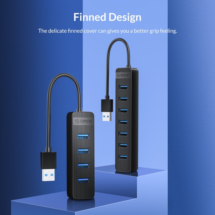 Hub USB 3.0 ORICO TWU3-7A-BK com 7 Portas, TWU3-7A