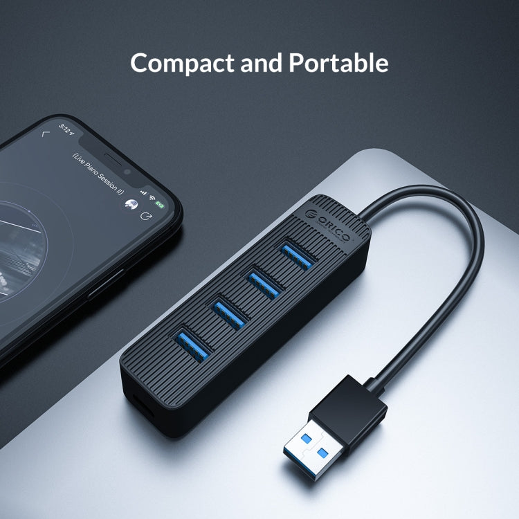 Hub USB 3.0 ORICO TWU3-7A-BK com 7 Portas, TWU3-7A