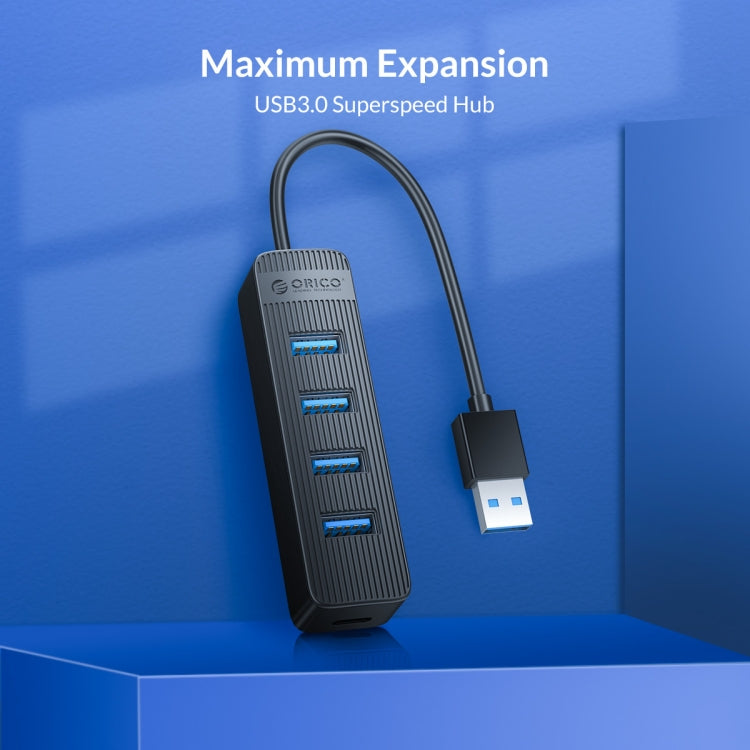 Hub USB 3.0 ORICO TWU3-7A-BK com 7 Portas, TWU3-7A