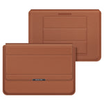 Bolsa para Portátil 4 em 1 com Suporte Universal, Proteção Impermeável em PU para Pulso, 11/12 polegadas, 13/14 polegadas, 15/16 polegadas