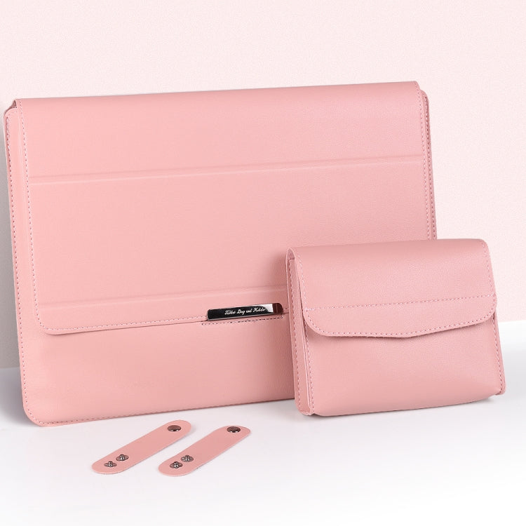 Bolsa para Portátil 4 em 1 com Suporte Universal, Proteção Impermeável em PU para Pulso, 11/12 polegadas, 13/14 polegadas, 15/16 polegadas