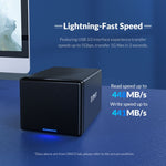 Caixa para Disco Rígido com 2 Baias USB3.0 e Raid ORICO NS200RU3, NS200RU3
