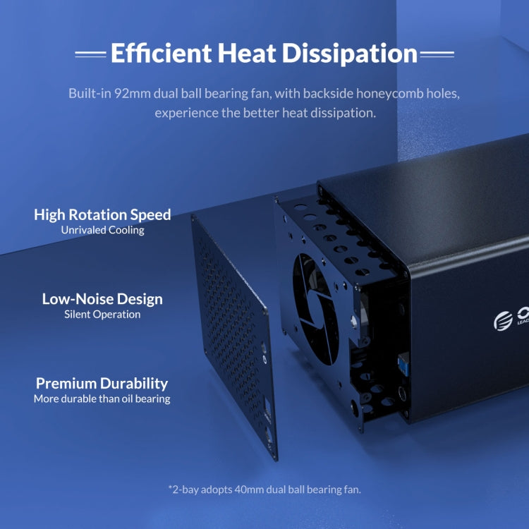 Caixa para Disco Rígido com 2 Baias USB3.0 e Raid ORICO NS200RU3, NS200RU3