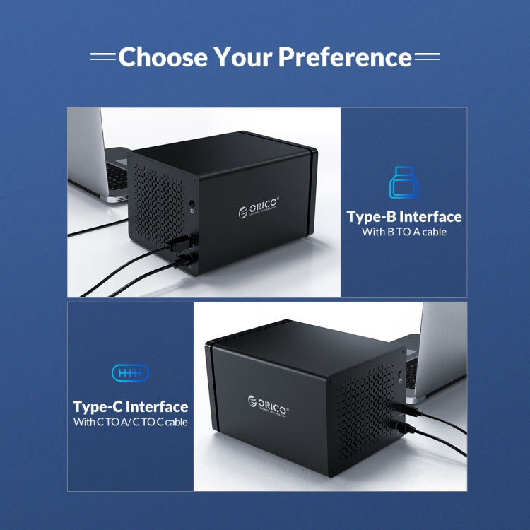 Caixa para Disco Rígido com 2 Baias USB3.0 e Raid ORICO NS200RU3, NS200RU3