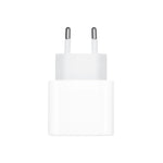 Carregador de Viagem PD 20W com Porta Única USB-C / Type-C, Ficha EU, 20W Real Ficha EU