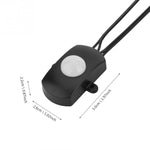Interruptor sensor de movimento PIR infravermelho corporal USB DC 5V/12V/24V para fita LED, preto, branco