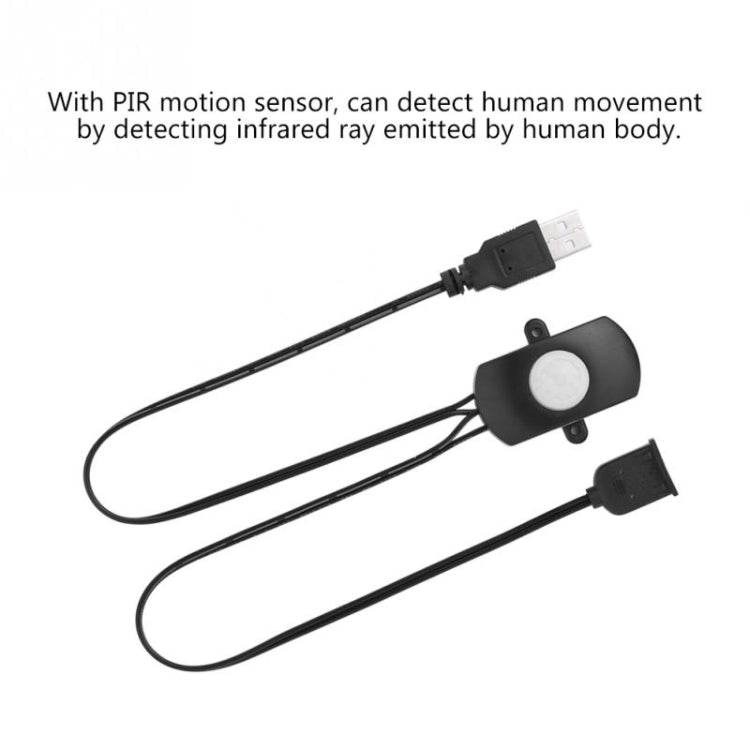Interruptor sensor de movimento PIR infravermelho corporal USB DC 5V/12V/24V para fita LED, preto, branco