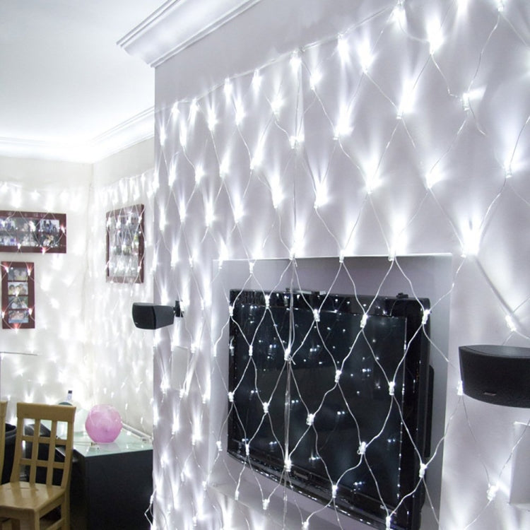 Cortina de Luzes para Rede de Pesca 4x6m com 672 LEDs à Prova de Água, Luzes de Fada para Casamento, Festa, Decoração de Feriados, 220V, Ficha UE