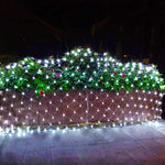Cortina de Luzes para Rede de Pesca 4x6m com 672 LEDs à Prova de Água, Luzes de Fada para Casamento, Festa, Decoração de Feriados, 220V, Ficha UE