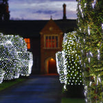 Cortina de Luzes para Rede de Pesca 4x6m com 672 LEDs à Prova de Água, Luzes de Fada para Casamento, Festa, Decoração de Feriados, 220V, Ficha UE