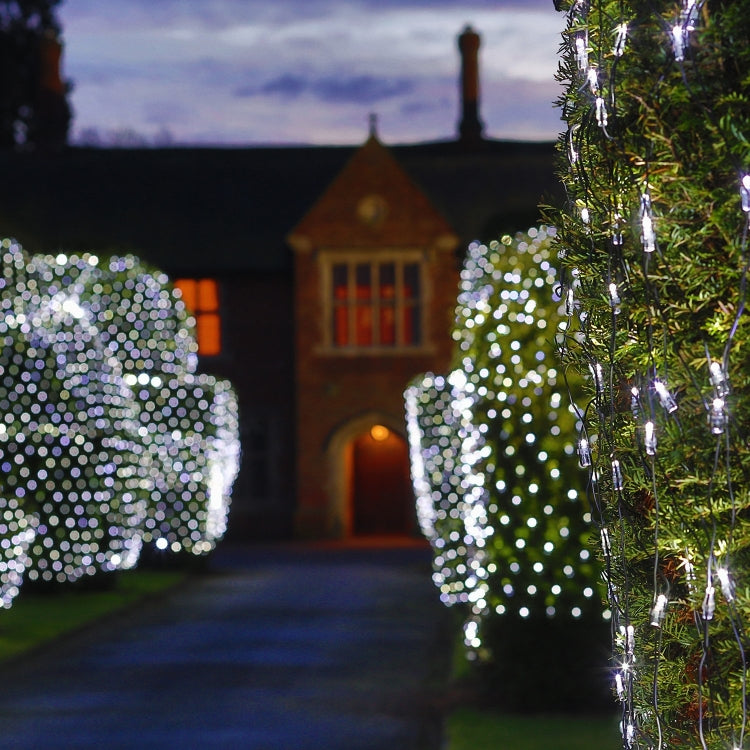Cortina de Luzes para Rede de Pesca 4x6m com 672 LEDs à Prova de Água, Luzes de Fada para Casamento, Festa, Decoração de Feriados, 220V, Ficha UE