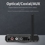 Receptor e Transmissor Bluetooth 5.0 Digital 3 em 1 ZS-SGD09 de Digital para Analógico