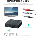 KN326 Receptor e transmissor de áudio Bluetooth 5.0 adaptador Bluetooth dois em um para chamadas mãos-livres