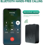 KN326 Receptor e transmissor de áudio Bluetooth 5.0 adaptador Bluetooth dois em um para chamadas mãos-livres