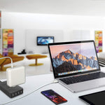 Carregador de Viagem Universal PD3.0 30W USB-C / Tipo-C com Pé Destacável, Ficha AU, Ficha AU