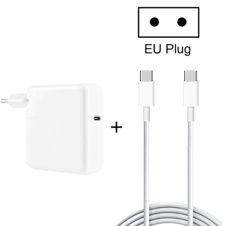 Carregador de Viagem 2 em 1 PD3.0 30W USB-C / Type-C com Pé Destacável + Conjunto de Cabo de Dados de Carga Rápida PD3.0 3A USB-C / Type-C para USB-C / Type-C, Comprimento do Cabo: 1m, Ficha UE, 1m Ficha UE