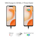Conjunto de Cabo de Dados de Carga Rápida 2 em 1 PD 30W USB-C / Type-C + 3A PD 3.0 USB-C / Type-C para USB-C / Type-C, Comprimento do Cabo: 2m, Ficha AU, 2m Ficha AU