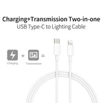 Carregador de viagem 2 em 1 PD3.0 30W USB-C / Type-C com pé destacável + conjunto de cabo de dados de carregamento rápido PD3.0 3A USB-C / Type-C para 8 pinos, comprimento do cabo: 1m, ficha AU, 1m