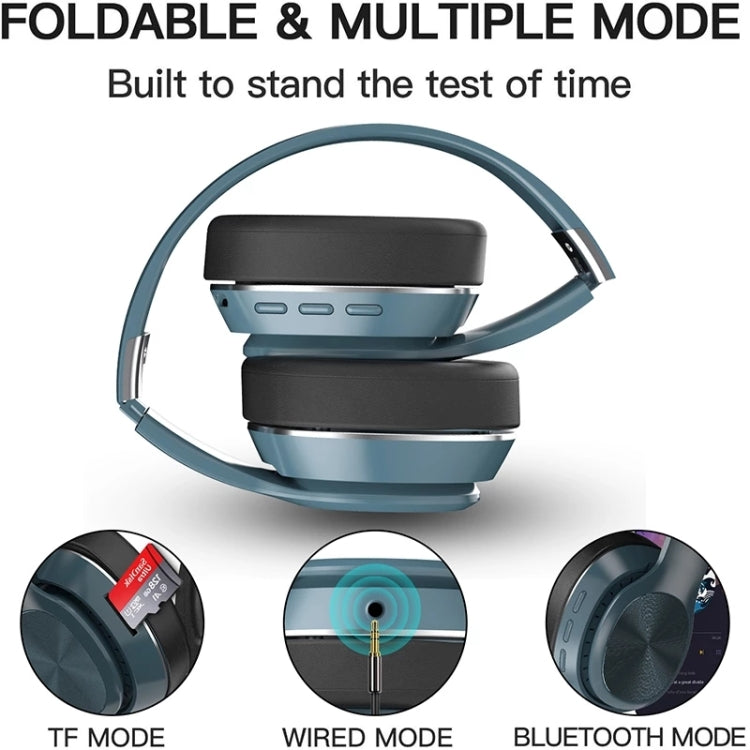 Auriculares Bluetooth 5.0 dobráveis VJ320, com suporte para cartão TF e microfone, VJ320 preto, VJ320 azul, VJ320 vermelho, VJ320 branco