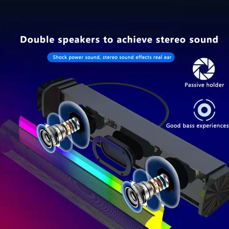 Coluna Portátil TWS C2 10W Sem Fios para Exterior com Graves, Subwoofer de Som para Home Theater, Suporta Relógio e Alarme