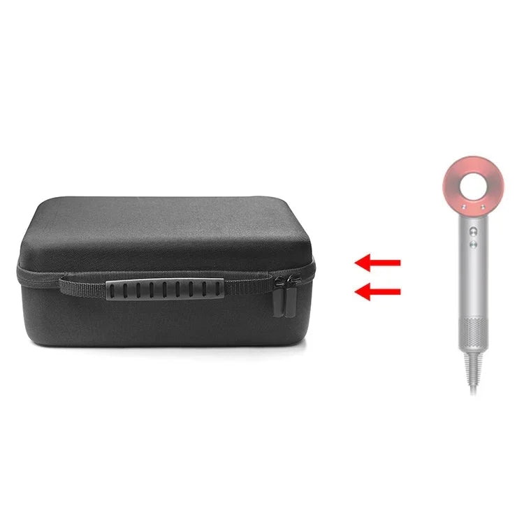 Bolsa de Armazenamento Resistente à Água com Carcaça Dura em Fibra de Carbono para Secador de Cabelo Dyson Supersonic DH01 / DH03, Para Dyson DH01 / DH03