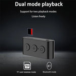 BR03 Cartão Carro Receptor Bluetooth 5.0 Altifalante Música Receptor de áudio sem fios Chamada mãos-livres Bluetooth
