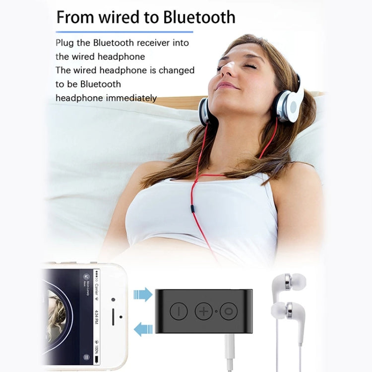 BR03 Cartão Carro Receptor Bluetooth 5.0 Altifalante Música Receptor de áudio sem fios Chamada mãos-livres Bluetooth