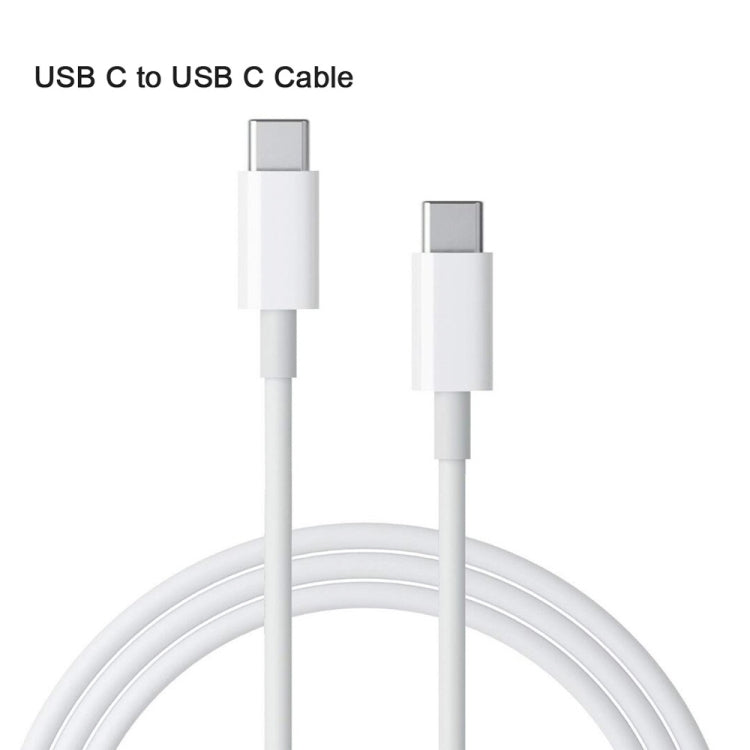 Carregador de viagem SDC-20W 2 em 1 PD 20W USB-C / Type-C + cabo de dados de carregamento rápido USB-C / Type-C para USB-C / Type-C 3A PD 3.0, comprimento do cabo: 1m, ficha US, ficha UE, ficha UK
