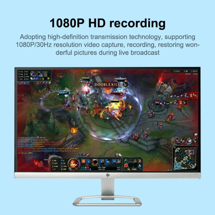 Placa de Captura de Vídeo HDMI HD 1080P 4K, HDMI para Caixa de Captura de Vídeo USB 2.0
