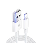 XJ-018 Cabo de Dados de Carregamento Rápido USB Macho para 8 Pinos Macho 3A, Comprimento: 2m, 2m