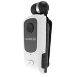 Auricular Bluetooth Antifurto com Cabo Retrátil F920 CSR4.1, Lembrete de Vibração de Chamadas, Preto, Branco, Dourado, Prateado, Cinzento