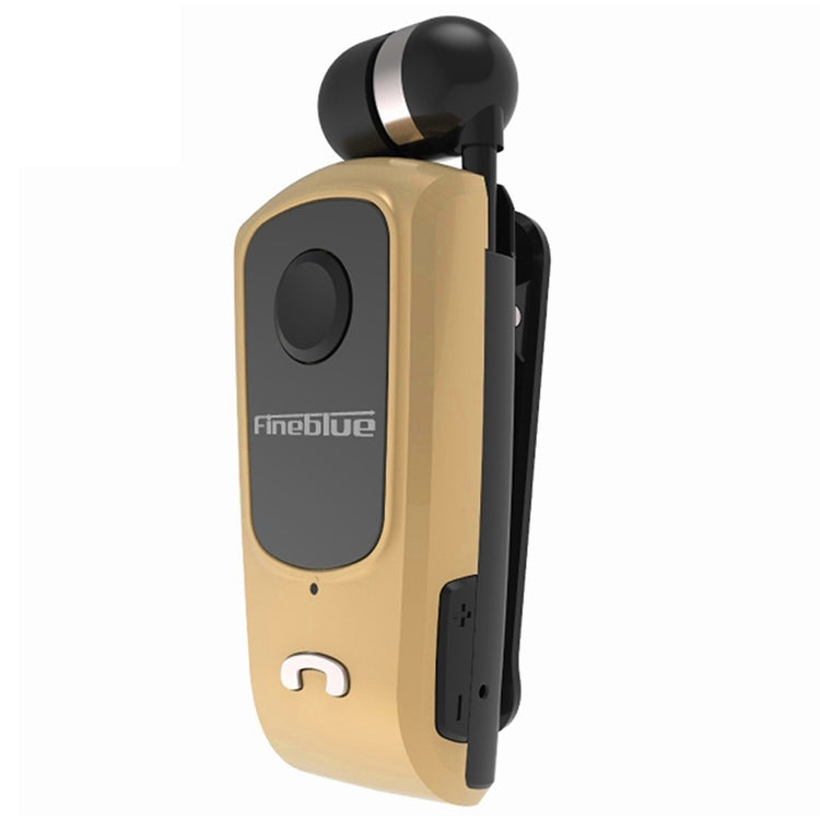 Auricular Bluetooth Antifurto com Cabo Retrátil F920 CSR4.1, Lembrete de Vibração de Chamadas, Preto, Branco, Dourado, Prateado, Cinzento