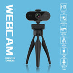 B1 Webcam HD 1080P de 4 Milhões de Pixels com Resolução 2K, Rotação de 360 Graus, com Microfone e Tripé