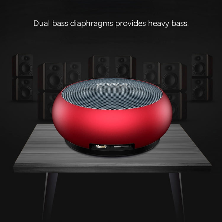 EWA A110 Altifalante Bluetooth Sem Fios Portátil Mini Metálico IPX5 à Prova de Água Suporta Áudio 3,5mm & Cartão TF 32GB & Chamadas
