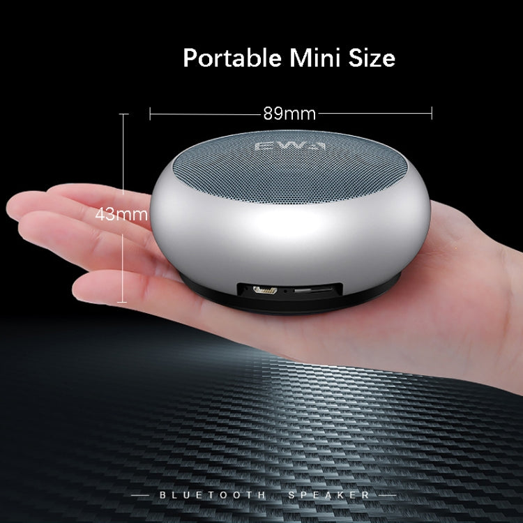 EWA A110 Altifalante Bluetooth Sem Fios Portátil Mini Metálico IPX5 à Prova de Água Suporta Áudio 3,5mm & Cartão TF 32GB & Chamadas