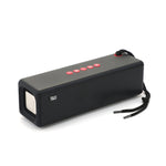 T&G TG271 Altifalante Subwoofer Bluetooth TWS com Corda Trançada, Suporta USB/AUX/Cartão TF/FM
