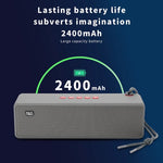 T&G TG271 Altifalante Subwoofer Bluetooth TWS com Corda Trançada, Suporta USB/AUX/Cartão TF/FM